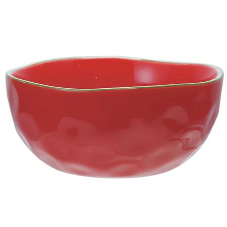 Organic-Shaped Bowl Red