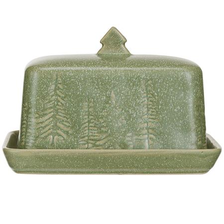 Christmas Tree Butter Dish