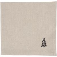 Embroidered Tree Napkin