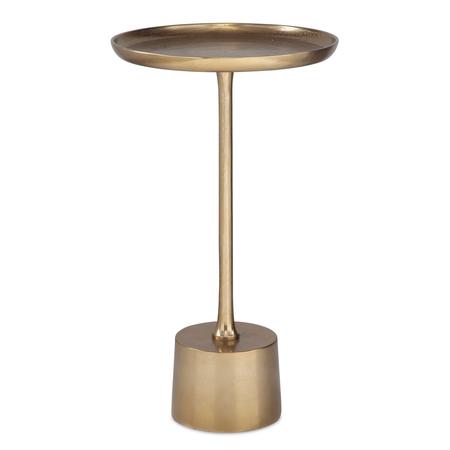 Maddox Accent Table Antique Brass