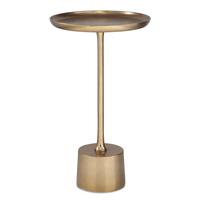 Maddox Accent Table Antique Brass