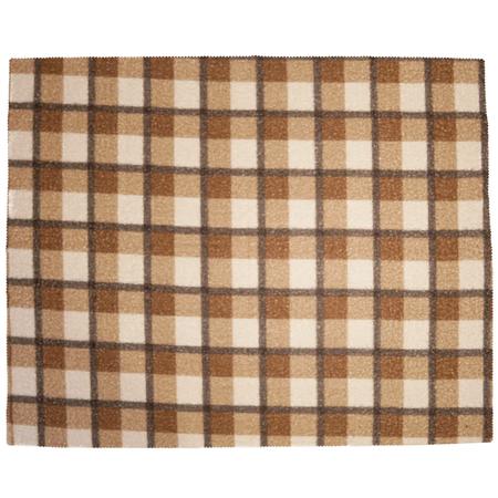 Brown Plaid Throw