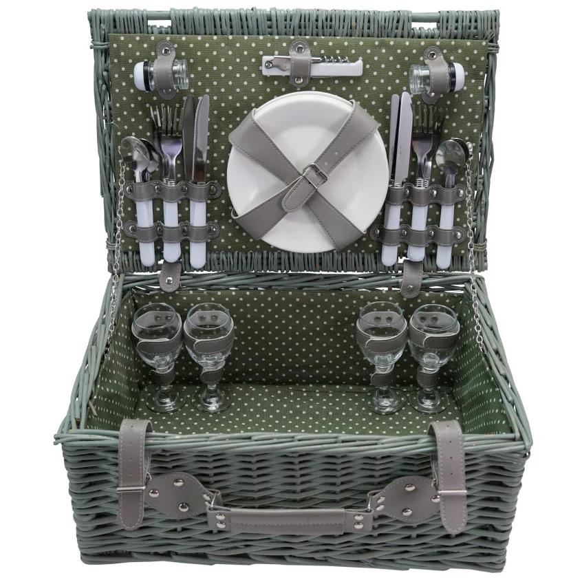 Outfitted Picnic Basket