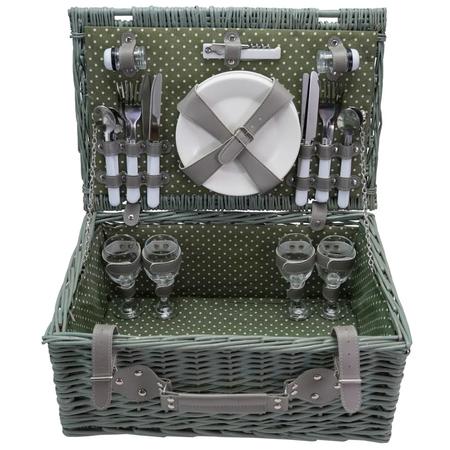 Outfitted Picnic Basket