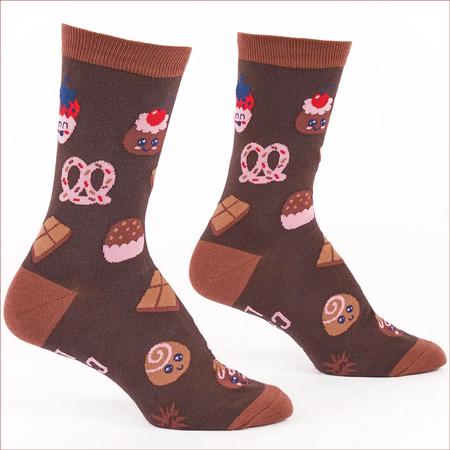 Women’s Crew Socks Just Here For The Chocolate