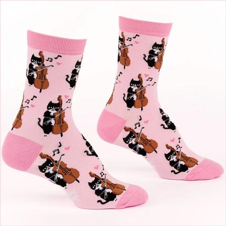 Women’s Crew Socks Mewsic To My Ears