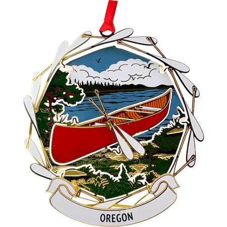 Oregon Canoe Ornament