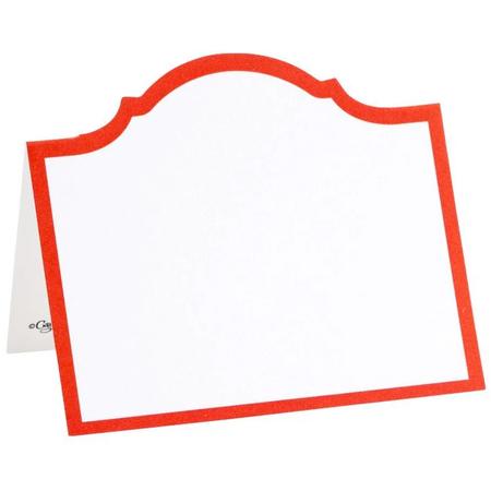 Arch Placecards Red Pkg./8