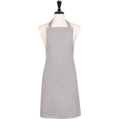 Metro Stripe Apron Black