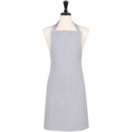 Metro Stripe Apron Blue