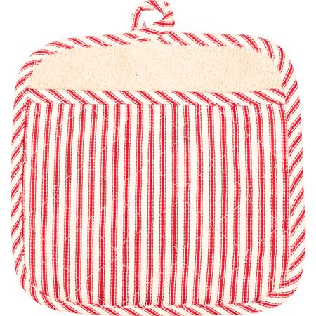 Metro Stripe Potholder Cherry