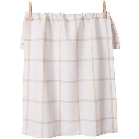 Windowpane Kitchen Towel Oatmeal