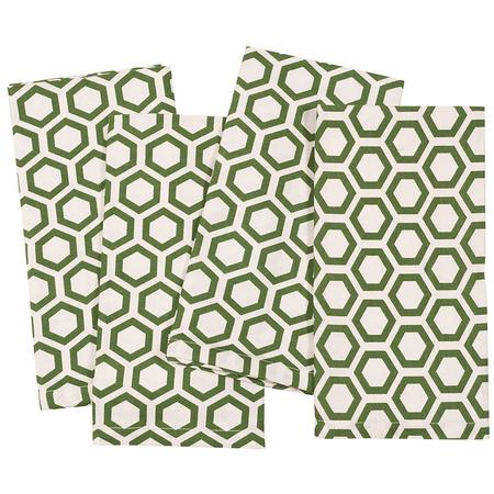 Hexagon Napkins Set/4