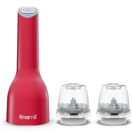 FinaMill USB Rechargeable Electric Pepper/Salt Mill Sangria