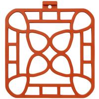 Interlocking Trivet Orange