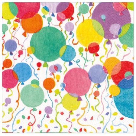 Paper Beverage Napkins Balloons & Confetti