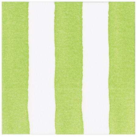 Paper Lunch Napkins Cafe Stripe Lime