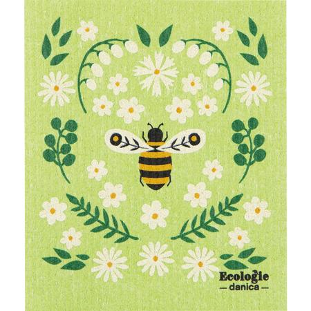 Swedish Dishcloth Bee Garden