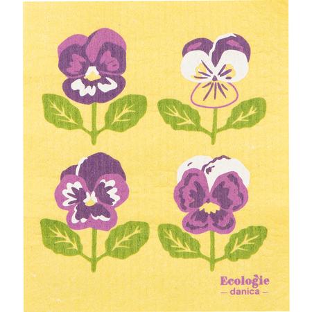 Swedish Dishcloth Pansy