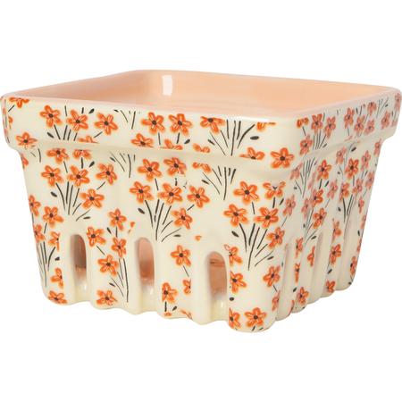 Bouquet Ceramic Berry Basket