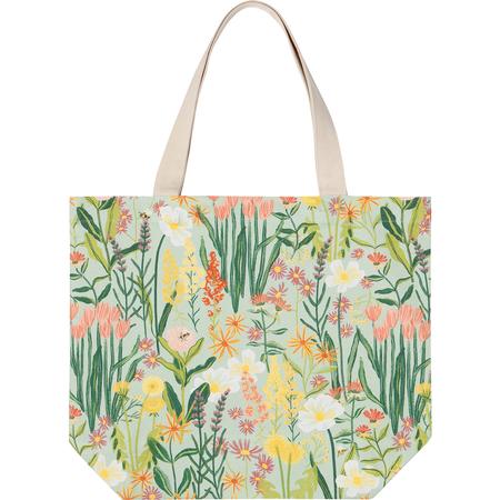 Bees & Blooms Tote Bag