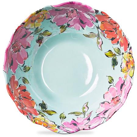 In Bloom Melamine Serving Bowl