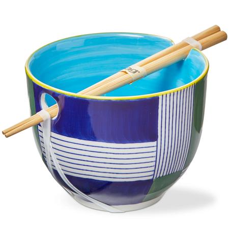 Geo Squares Noodle Bowl