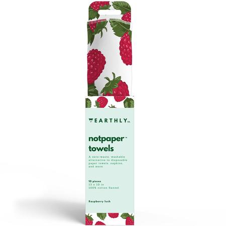 Notpaper Towels Pkg. 10 Raspberries