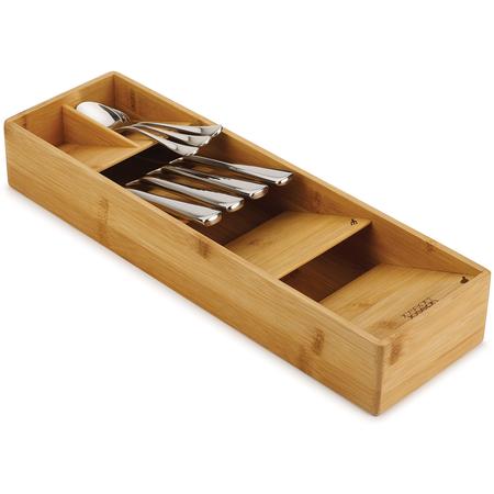 DrawerStore Bamboo Compact Flatware Organizer