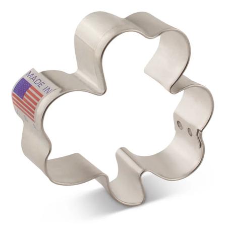 Shamrock Mini Cookie Cutter 2.25”
