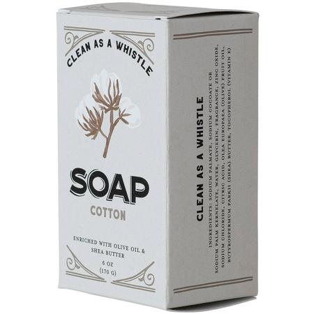 Clean As A Whistle Soap Cotton