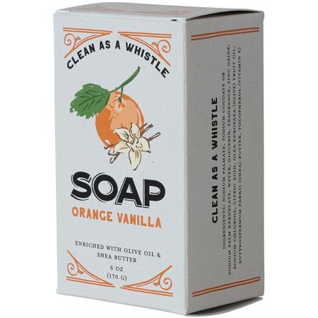 Clean As A Whistle Soap Orange Vanilla