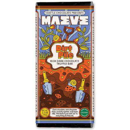 Seattle Chocolate Maeve Dirt Pile Truffle Bar
