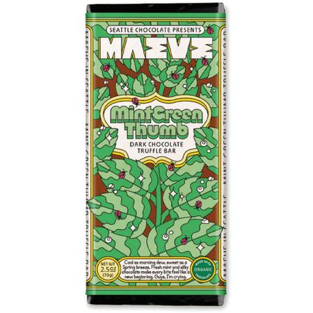 Seattle Chocolate Miint Green Thumb Truffle Bar