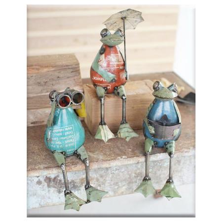 Recycled Metal Frog