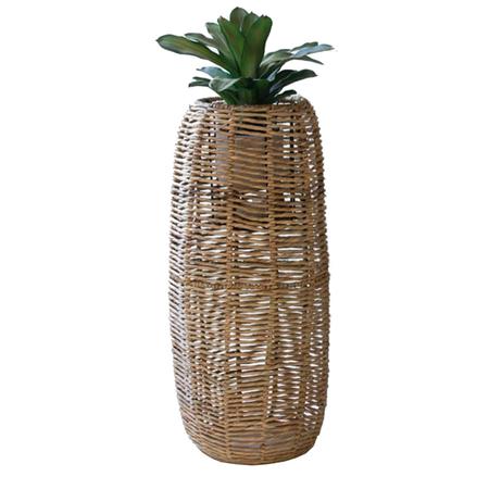 Seagrass Barrel Planter Small