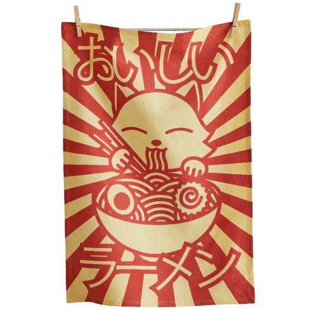 Ramen Cat Kitchen Towel