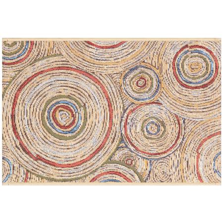 Esencia Indoor/Outdoor Mat Basket Circles