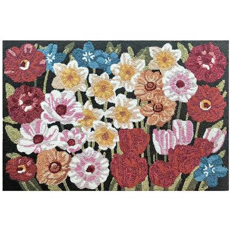 Front Porch Rug/Doormat Flower Patch