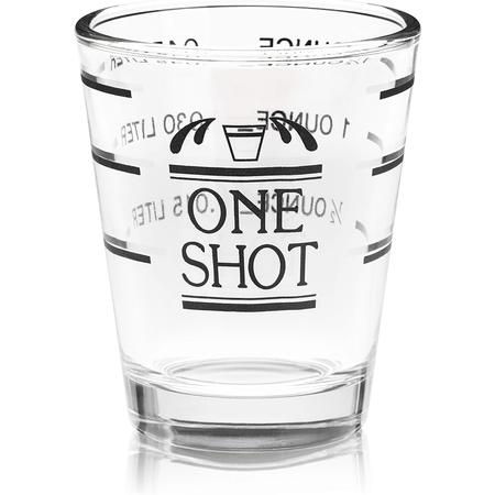 Measurements Shot Glass
