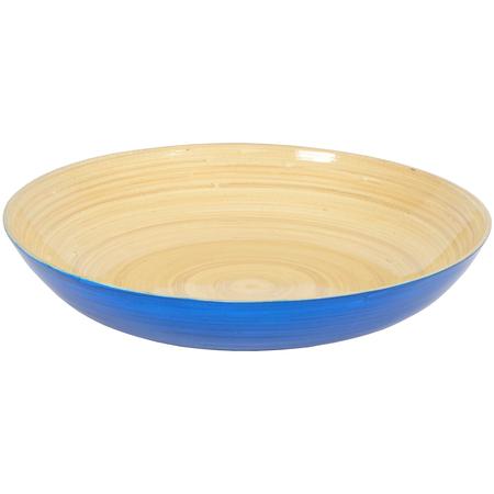 Bamboo Large Fruit Bowl Blue