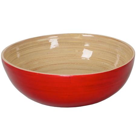 Bamboo Individual Bowl Red