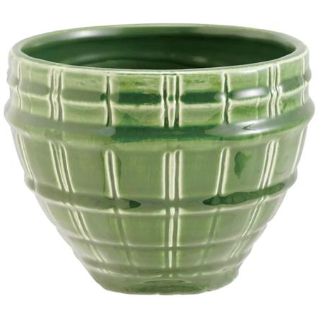 Glossy Green Pot
