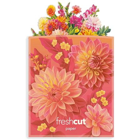 Mini Pop-Up Greeting Card Sunrise Dahlia