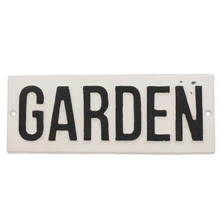 Cast-Iron Garden Sign