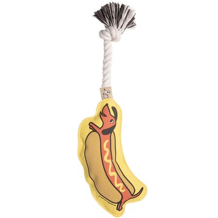 Hot Dog Chew Toy
