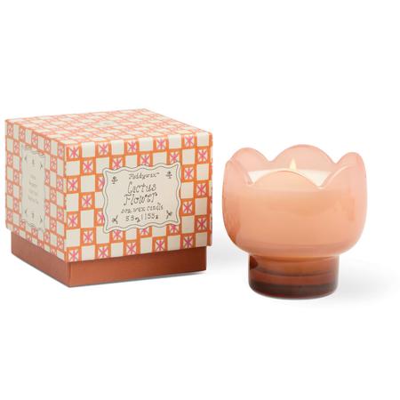 Paddywax Glass Tulip Candle Cactus Flower