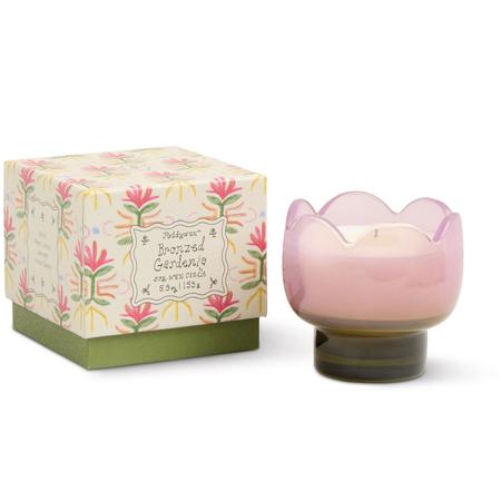 Paddywax Glass Tulip Glass Candle Bronzed Gardenia