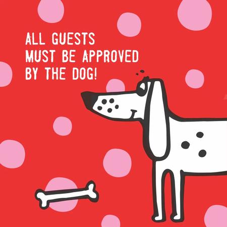 Paper Beverage Napkins Dog Approved