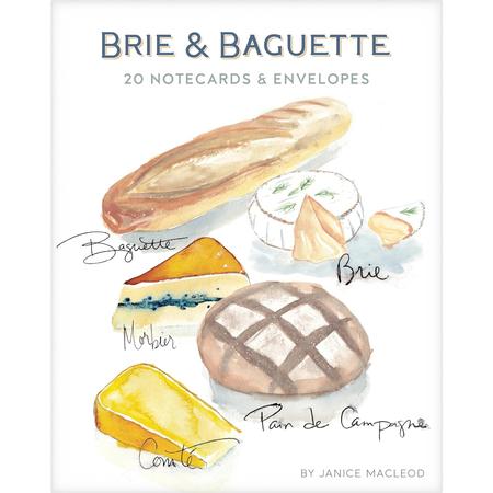 Brie & Baguettes Note Cards